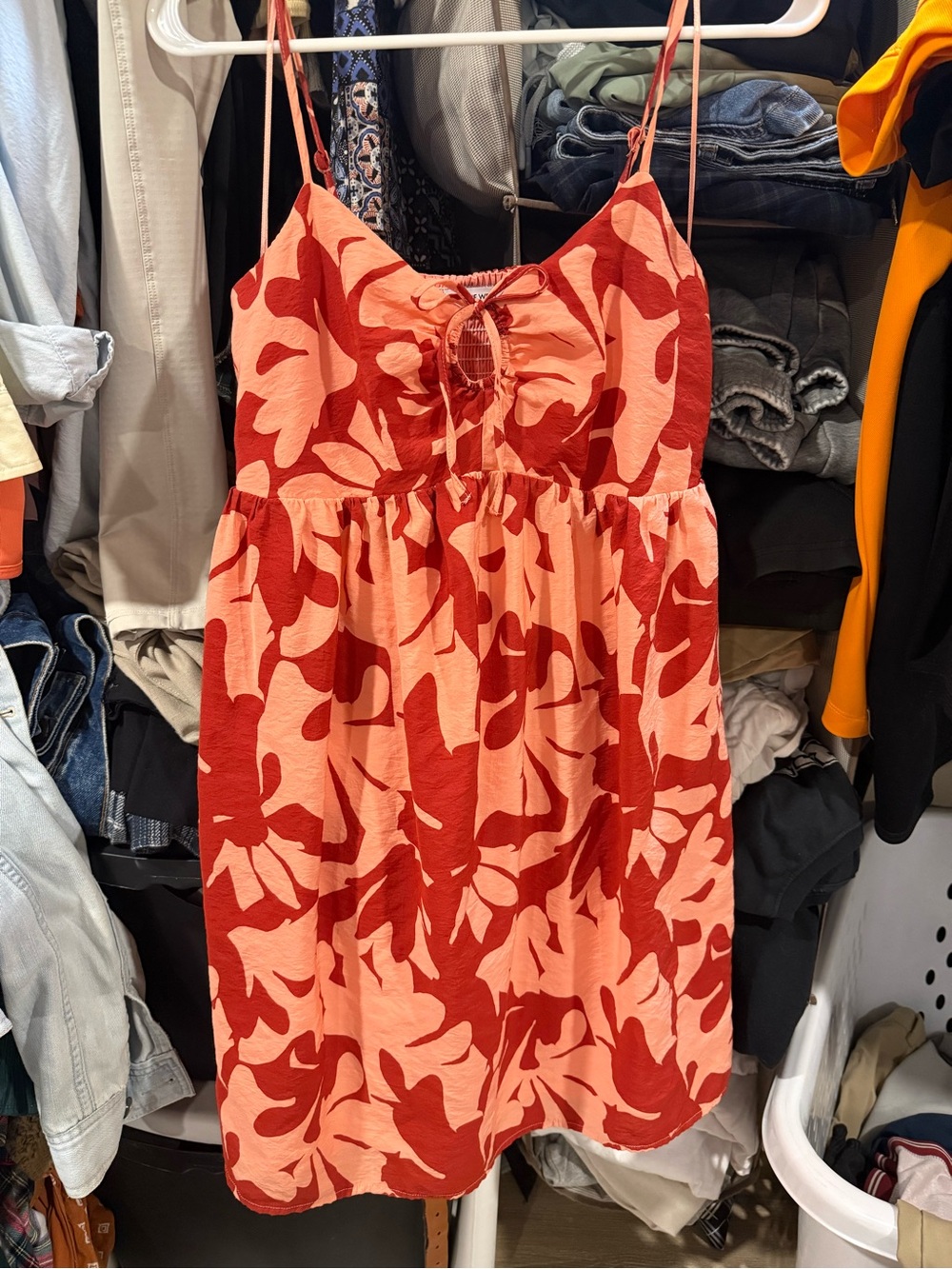 Nine West Floral Tie-Front Sundress